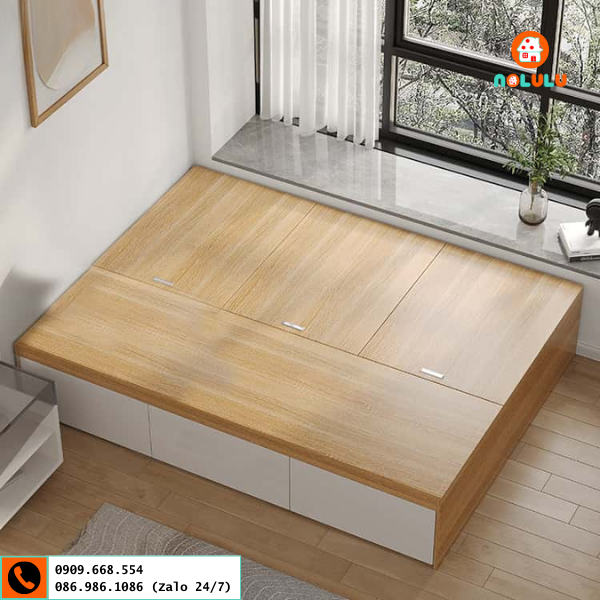 Giường ngủ hộp hiện đại Nolulu