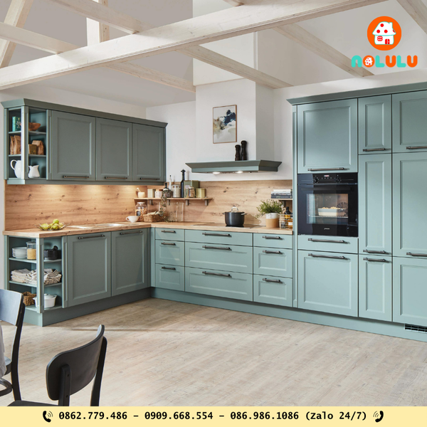 3.4. Thiết kế tủ bếp phong cách tân cổ