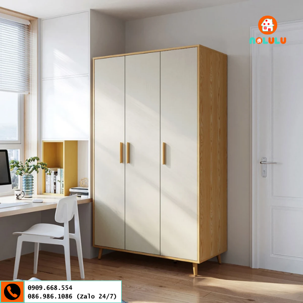 Tủ quần áo cửa mở hiện đại Nolulu