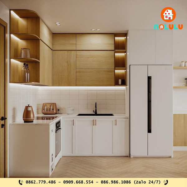 3.3. Thiết kế tủ bếp phong cách Vintage