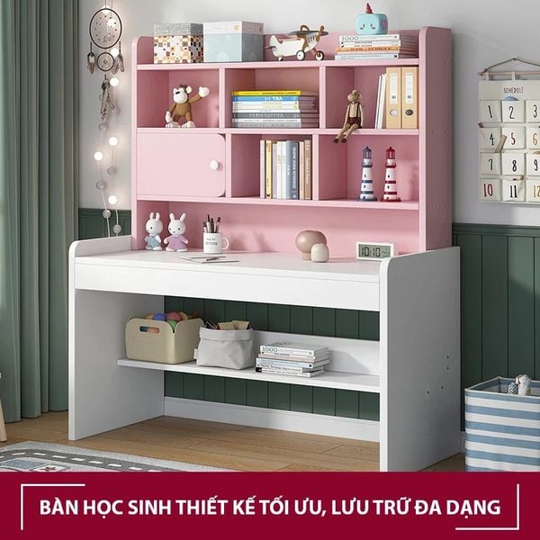 Bàn Học Tích Hợp Kệ Sách BH-108