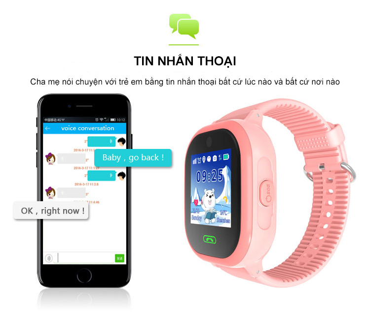 đồng hồ định vị trẻ em