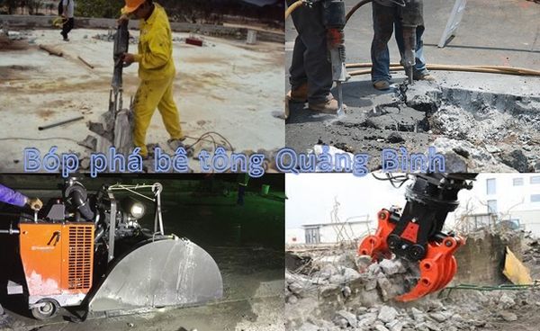 bóp phá bê tông tại quảng bình
