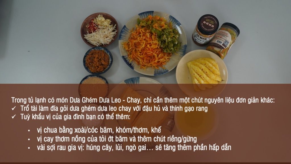 Dưa Ghém Dưa Leo Le'men (Chay)