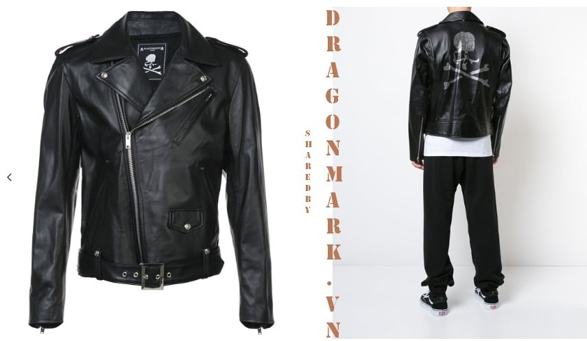 áo khoác da Mastermind Japan Biker Jacket