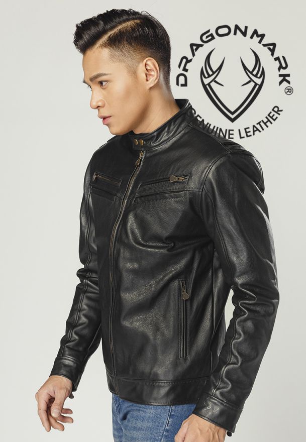 áo khoác da bò nam