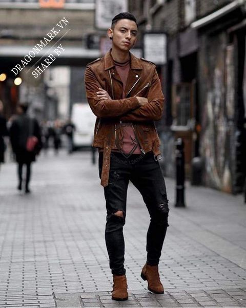 áo khoác da nam tphcm