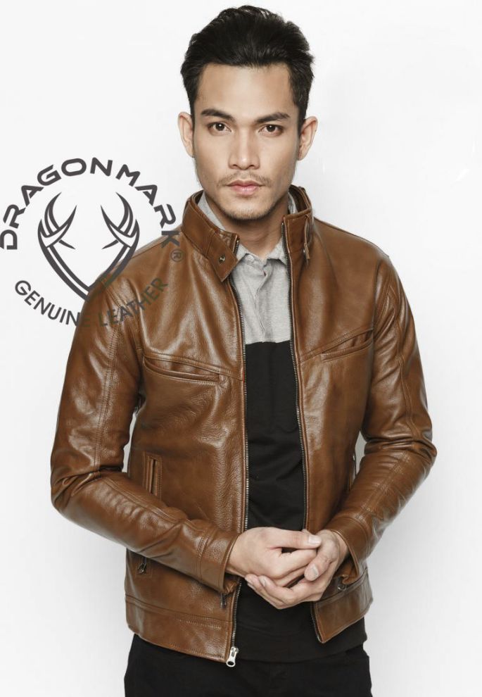 áo khoác da nam đẹp