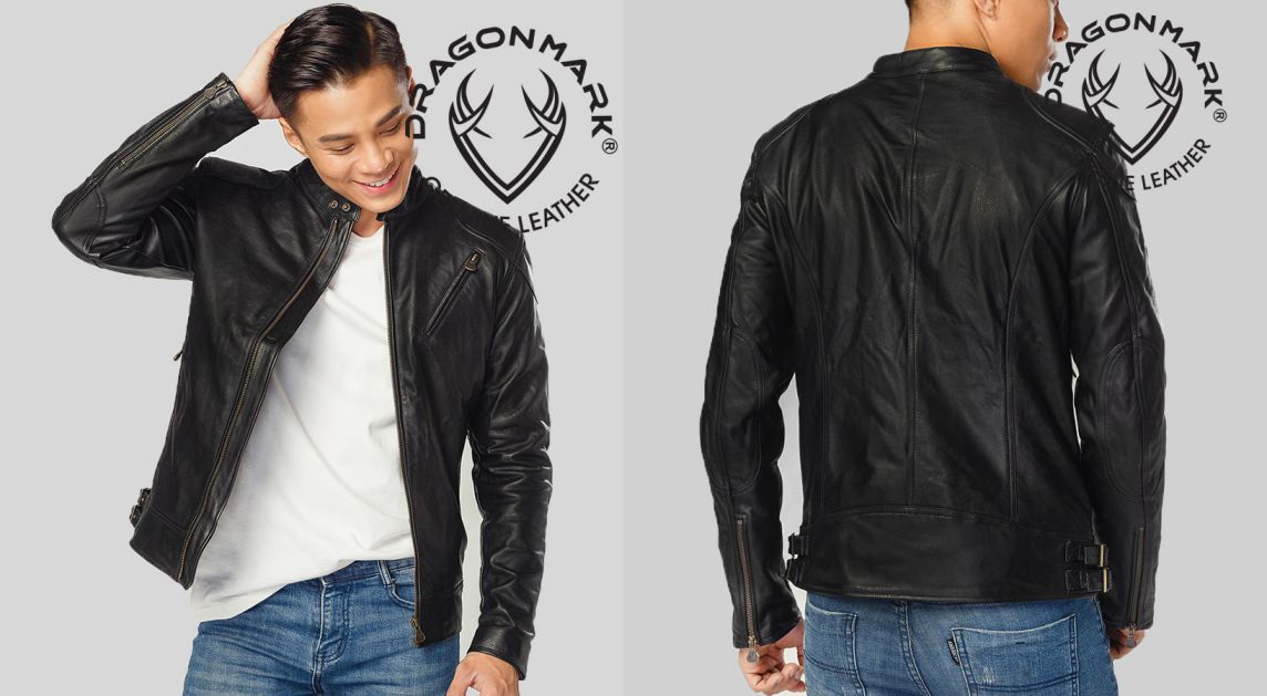 áo khoác da nam hàng hiệu A3