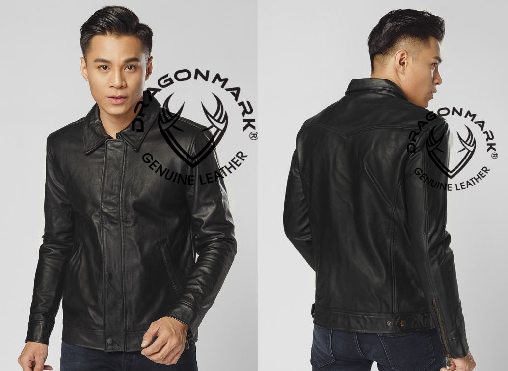 áo khoác da nam hàng hiệu B24