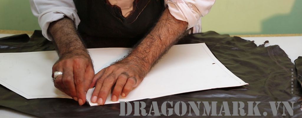 làm rập áo khoác da thật