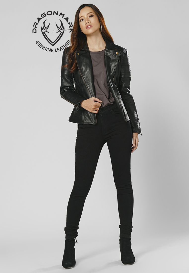 xu hướng áo khoác da mùa thu mới nhất