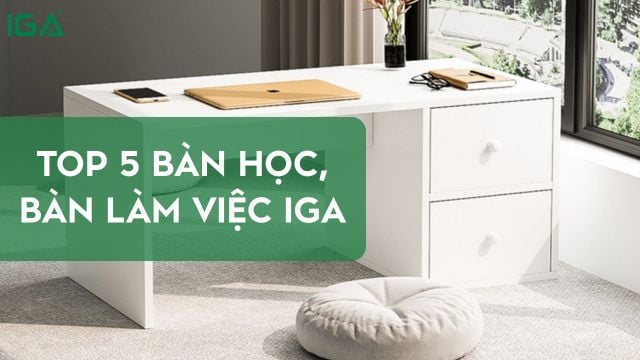 Top 5 Mẫu Bàn Học Và Bàn Làm Việc Phổ Biến Năm 2025