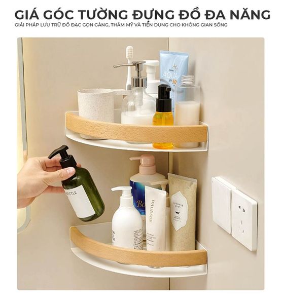 kệ sát tường nhà tắm