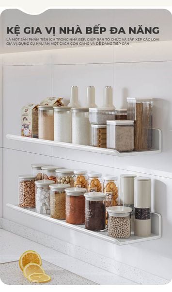 kệ gia vị dán tường