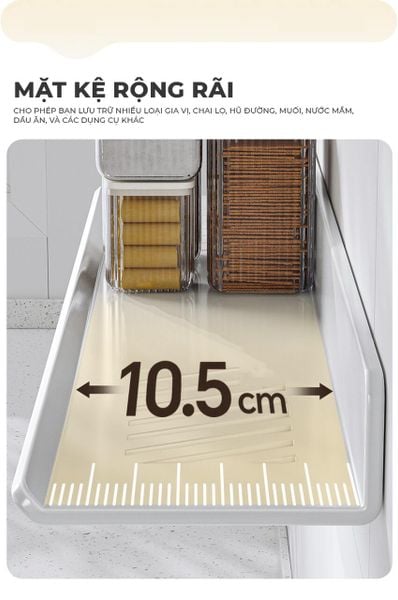 kệ gia vị dán tường