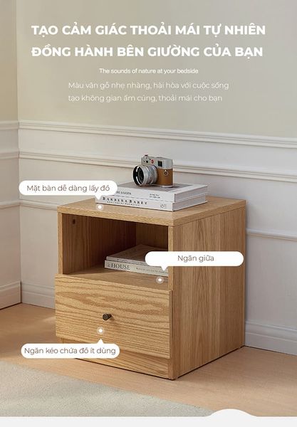 tủ đầu giường nhỏ gọn