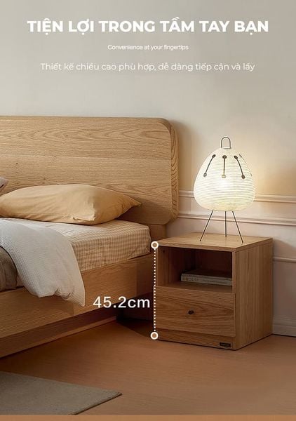 tủ đầu giường nhỏ gọn