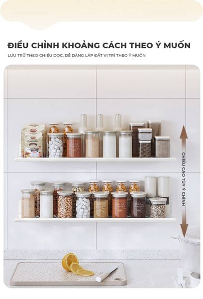kệ gia vị dán tường