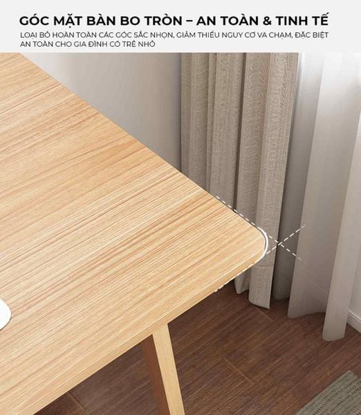 bàn học vân gỗ