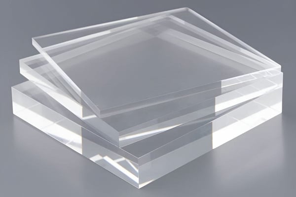 Loại trong suốt nhìn bên ngoài khá giống với chất liệu thủy tinh nhưng công năng lại nhiều hơn và nổi&nbsp; bật hơn thủy tinh.