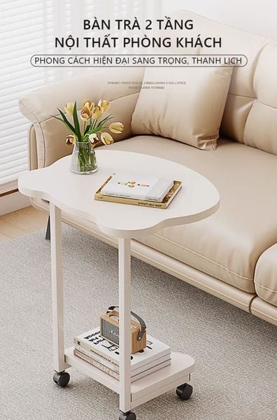 bàn trà 2 tầng