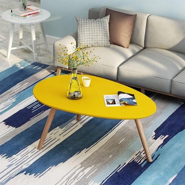 bàn trà hình trứng