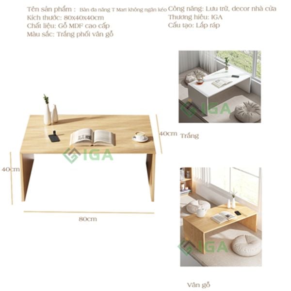 bàn trà ngồi bệt - GP147