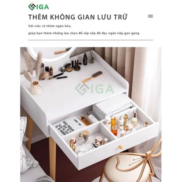 Bàn make up có khá nhiều mẫu mã không giống nhau cho tới từng phong cách