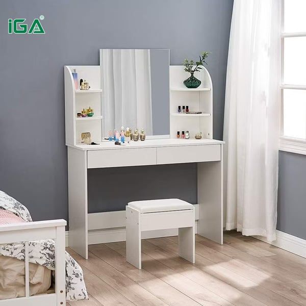 bàn trang điểm gỗ công nghiệp