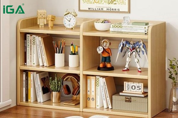 Kệ sách đa năng giúp bảo quản nhiều món vật dụng khác nhau