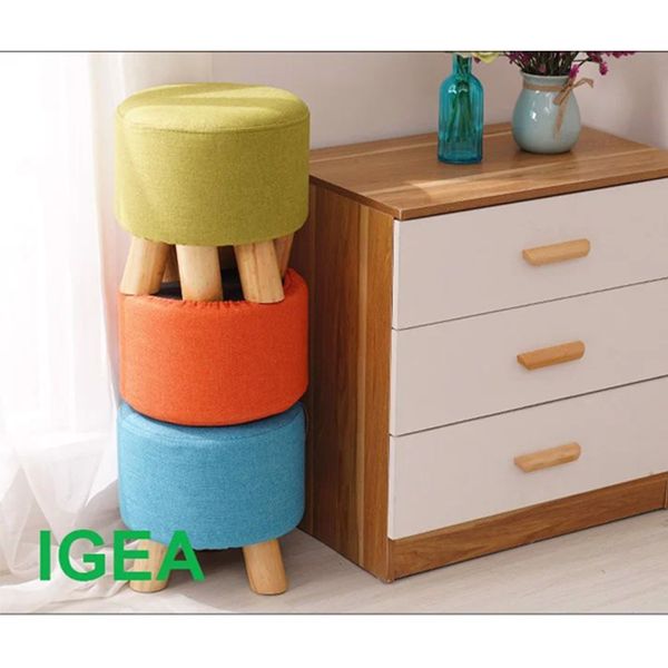 ghế đôn chân gỗ