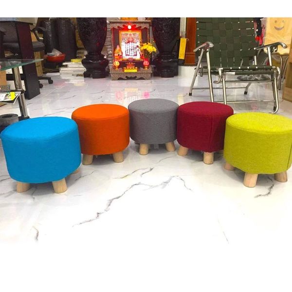 ghế đôn chân gỗ