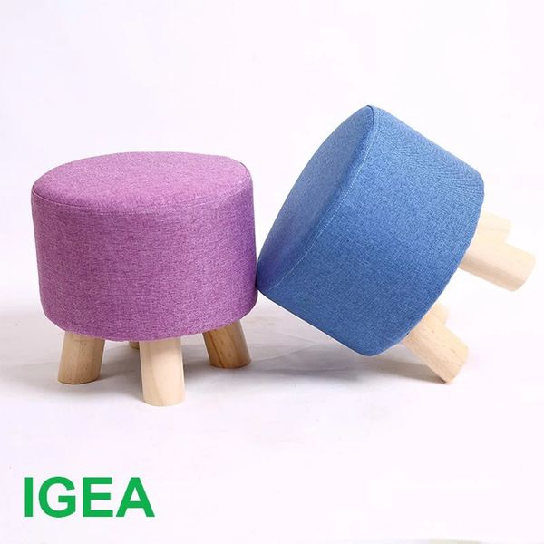 ghế đôn chân gỗ