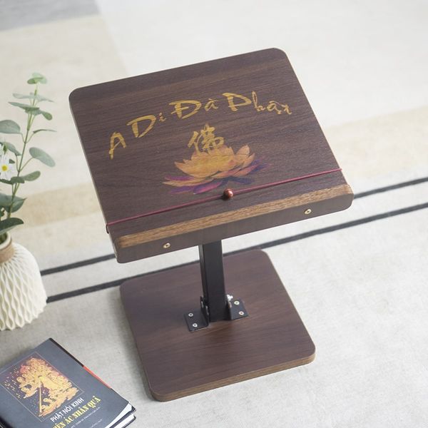 Bàn Tụng Kinh Gấp Gọn khung Đen - GM113 - Nội Thất IGA Việt Nam