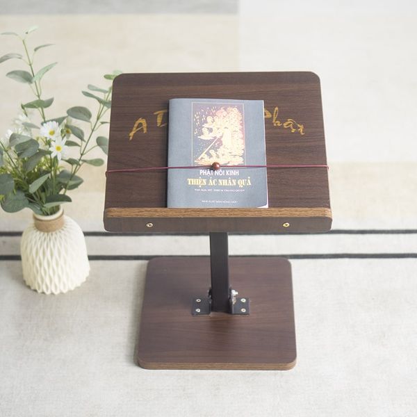 Bàn Tụng Kinh Gấp Gọn khung Đen - GM113 - Nội Thất IGA Việt Nam