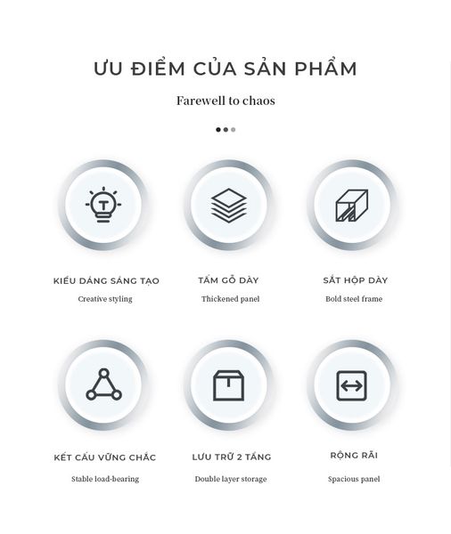 Kệ Lò Vi Sóng Khung Trắng Vân Gỗ/ Đen Gỗ Óc Chó - GM157 - Nội Thất IGA Việt Nam