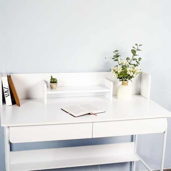 Bàn Làm Việc Có Ngăn Full Trắng - GM162 - Nội Thất IGA Việt Nam