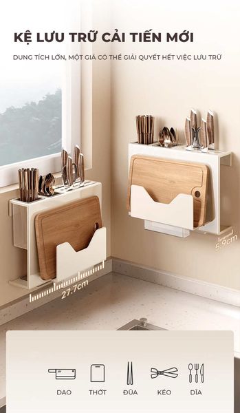 Giá để dao đa năng