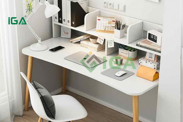 Bàn làm việc có kệ sách GP197