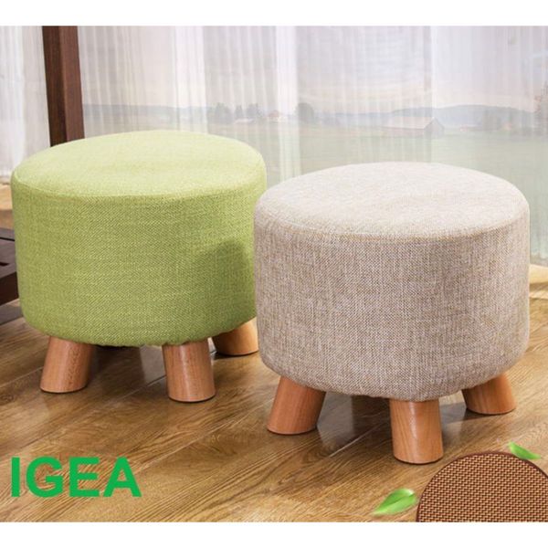 ghế đôn chân gỗ