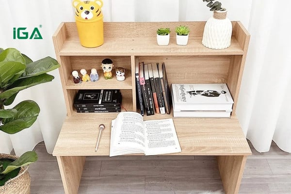 Bàn ngồi bệt GP116 nhỏ gọn, đa năng, làm từ gỗ MDF phủ Melamine