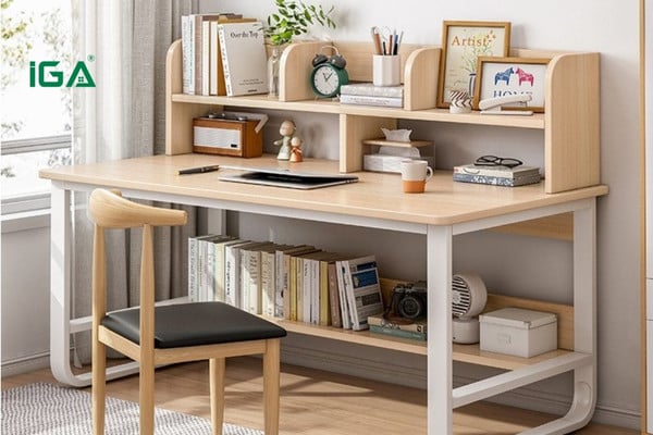 Chọn bàn học đẹp mắt nhưng thiếu an toàn có thể gây nguy hiểm cho bé khi sử dụng