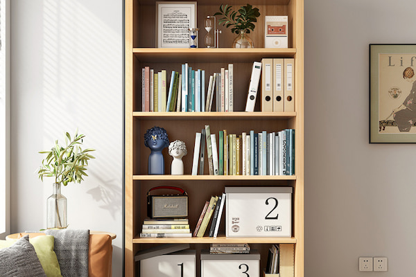 Kệ sách 5 tầng vân gỗ