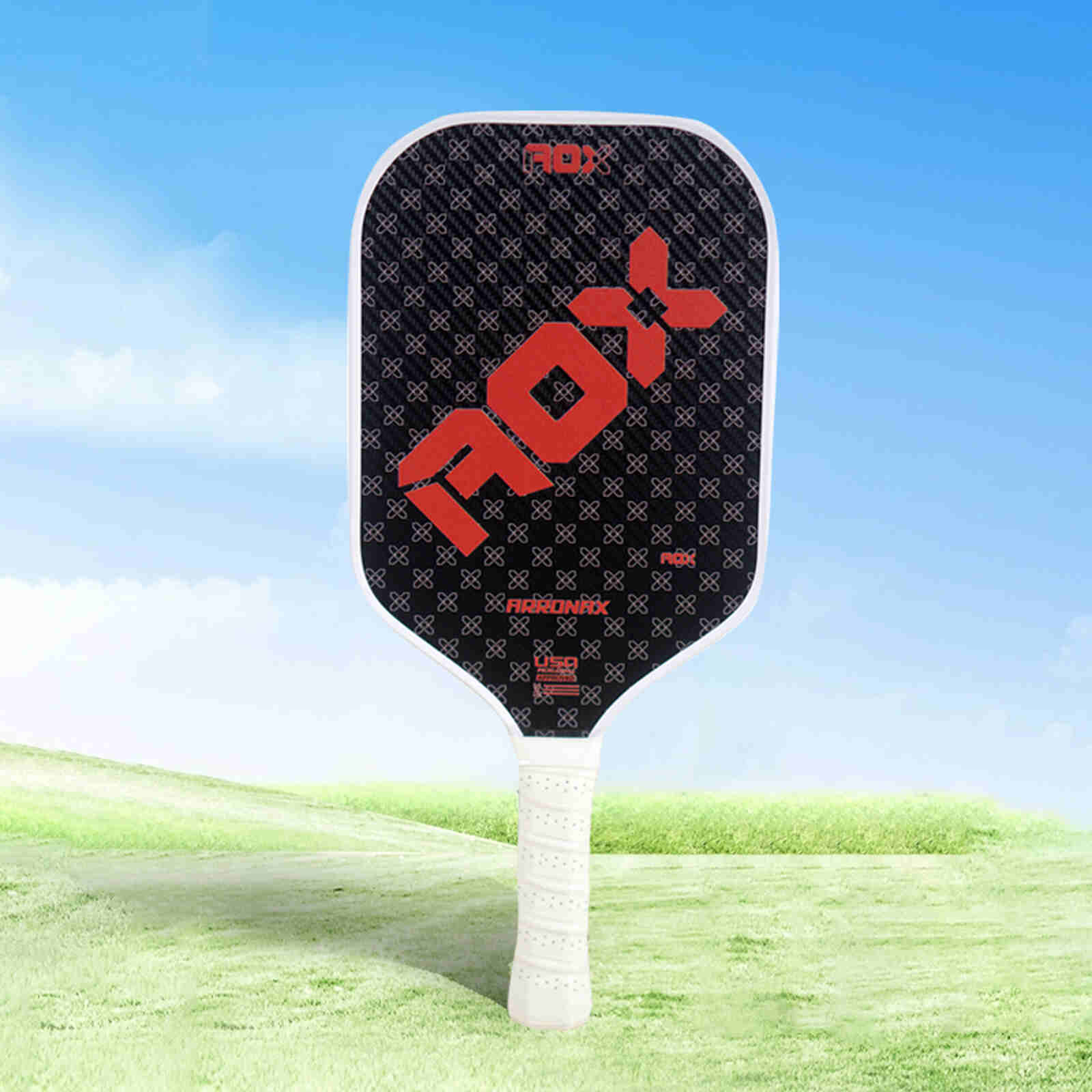 Vợt pickeball&nbsp;ROX xanh đỏ viền đen PK02B