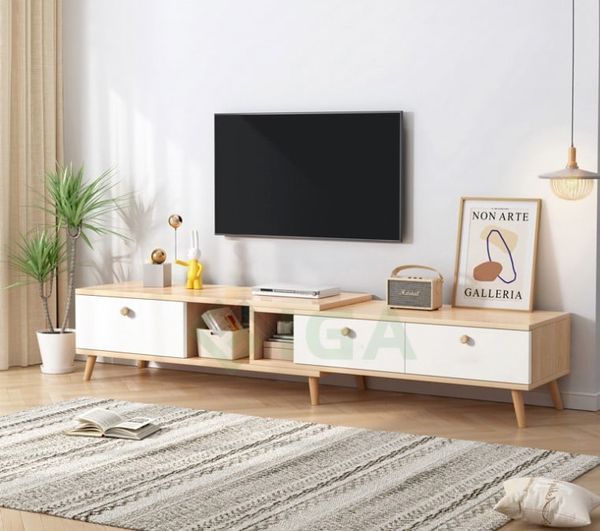 kệ tivi chân thấp kiểu Nhật