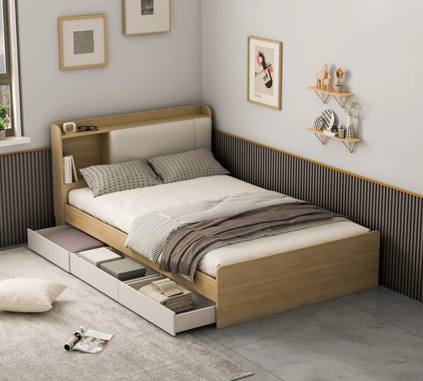 Giường hiện đại có ngăn kéo - Gp248