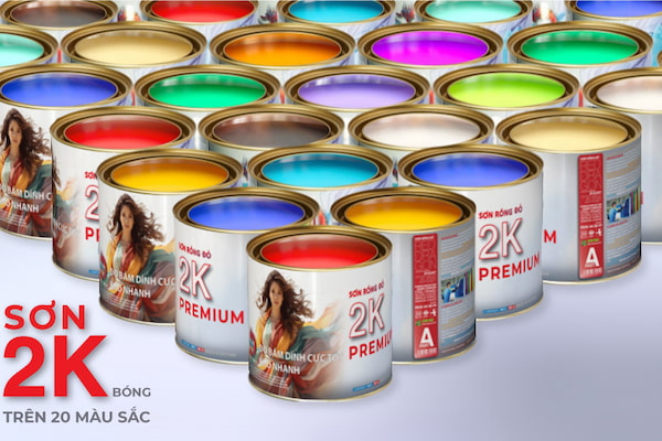 Các hệ sơn cao cấp tạo độ bóng cho bề mặt, đạt độ thẩm mỹ cao và sắc nét cho món hàng nội thất