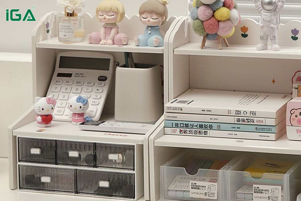 Kệ để bàn IG419 sở hữu thiết kế nhỏ gọn, màu sắc trang nhã, phù hợp với mọi không gian làm việc, học tập