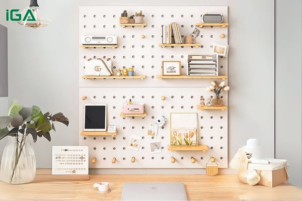 Bảng PEGBOARD GP295 chống trầy xước, chống thấm và bền đẹp lâu năm
